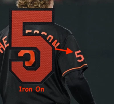 Brooks Robinson #5 Patch - Baltimore Orioles 5 memorial baseball jersey patch - Image 1 of 3