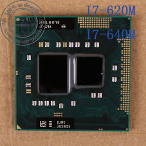 Intel Core i7 I7-620M I7-640M PGA988 Mobile Processor