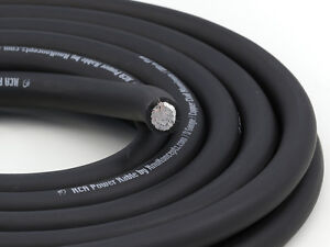 KnuKonceptz KCA Black Ultra Flex TRUE AWG 1/0 Gauge Power Wire Ground Cable