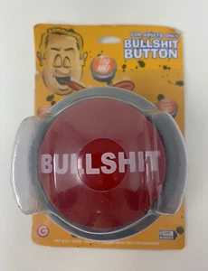 Novelty Button Electronic Funny Bullshit Prank Buzzer Gag Gift Supply Statement - Picture 1 of 2