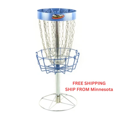 Innovα DISCatcher Mini Basket – Portable Mini Disc Golf Target (Chrome) - Image 1 of 3