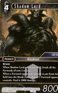 LÁMINA FINAL FANTASY TCG 1 X SHADOW LORD 4-148L N0T - Imagen 1 de 1