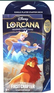Disney Lorcana TCG The First Chapter Starter Deck Zaffiro & Acciaio - Foto 1 di 2