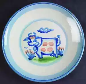 Plato de almuerzo azul M A Hadley Country Scene 5757472 - Imagen 1 de 1