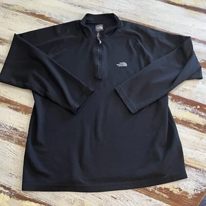 The North Face Large Men’s Quarter Zip Black Polyester Lightweight Flight Series - Picture 1 of 14