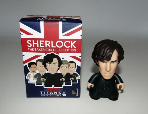 TITANS VINYL FIGURES THE SHERLOCK BAKER STREET COLLECTION SHERLOCK IN COAT Cover