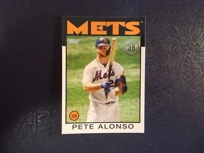 2021 Topps Baseball 1986 Pete Alonso Card # 86B-65 - Image 1 of 2