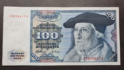 ALEMANIA/ALEMANIA 100 marcos 1960, P-22, REEMPLAZO, Z Foto 1 de 4