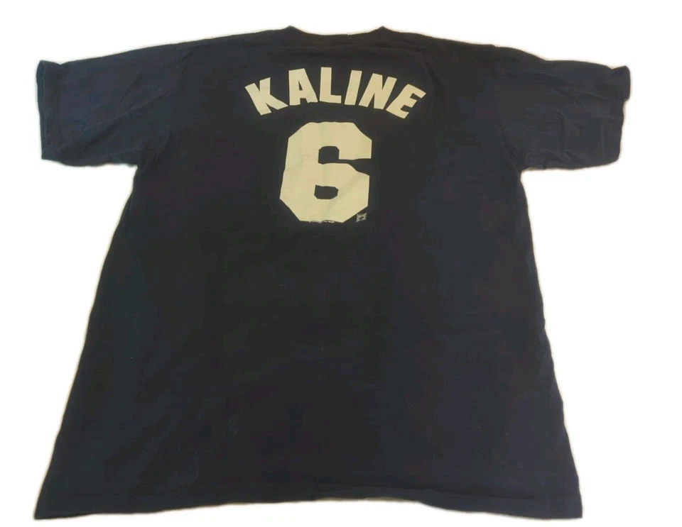 MLB Detroit Tigers #6 AL Kaline COOPERSTOWN COLECCIÓN MAJESTIC CAMISETA ADULTO TALLA XL Foto 1 de 4