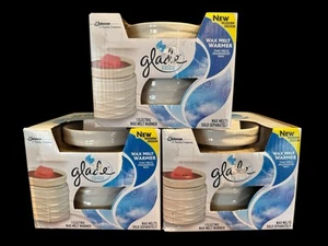 3 Identical New Glade Wax Melt Electric Warmers - Simple Modern White / Ivory - Picture 1 of 4
