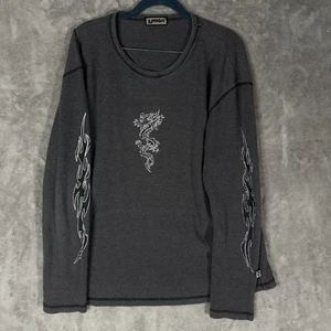 Camisa Térmica Tribal Patinador Rave Térmica De Colección YMLA Manga Larga L - Imagen 1 de 7