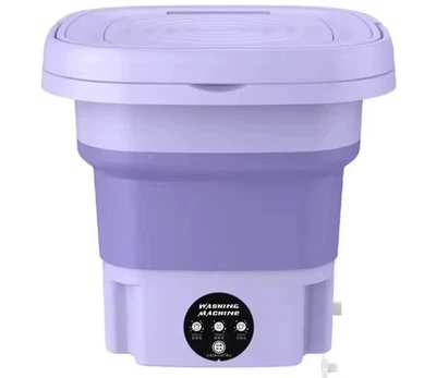 Machine A Laver Portable Pliable 8 Litre Voyage Camping Plein Air Pratique  - Photo 1/4