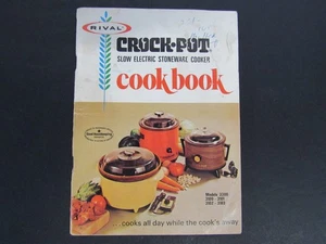 1970er Rival Crock Pot Schongarer Kochbuch ~ 66 Seiten ~ Modelle 3100 - 3103, 3300 - Bild 1 von 4