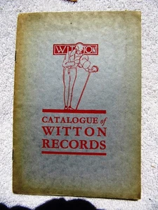 1929 1st British CATALOGUE of Witton Witton & Co RECORDS Ten ANTONIO NOTARIELLO - Bild 1 von 4