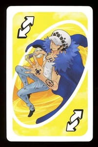 Trafalgar Law YELLOW Reverse Card ONE PIECE Mattel Original Japanese UNO Card NM - Picture 1 of 2