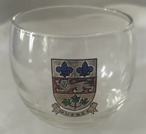 Vintage Roly Poly Glass Canadian Province Quebec - Picture 1 of 1