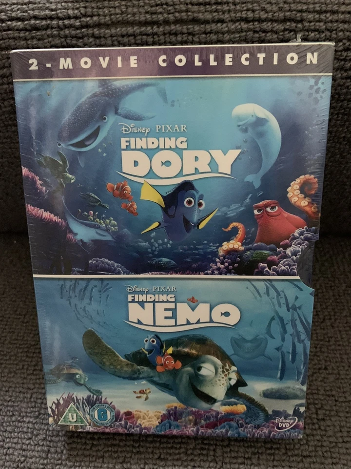 FINDING NEMO + FINDING DORY - 2 x DVD Box Set - Brand New + Sealed - UK R2 - Image 1 of 4