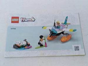 LEGO Friends- Sea Rescue Plane -Manual Only - 41752 - Picture 1 of 1