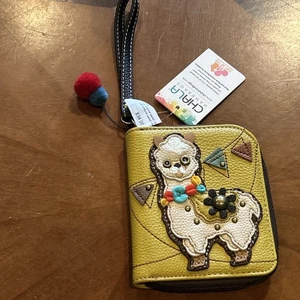 CHALA Geldbörse mit umlaufendem Reißverschluss - Lama - Neu mit Etikett - Bild 1 von 4