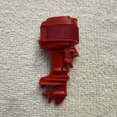 Vintage 1960’s Tonka Clipper Boat Sportsman Motor ORIGINAL PART RED - image 1 of 4