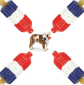Juguete clásico de enfriamiento para perros Rocket Pop relleno y congelación elige el tamaño conjunto disponible también - Imagen 1 de 41