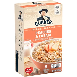 Instant Haferflocken, Pfirsiche & Creme, 1,23 Unzen Pakete (8er Pack) - Bild 1 von 18