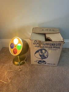 Vintage Spartus Prisma‑Lite Model 899 Rotating Color Wheel – DOES NOT SPIN w/Box - Picture 1 of 8