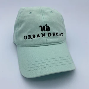 Urban Decay Cosmetics Company Logo Baseball Hat Cap Mint Green Strapback NEW - Picture 1 of 5