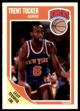 1989-90 Fleer. Trent Tucker Basketball Cards #105