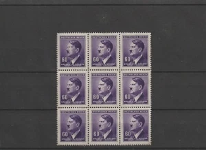 ๐ฉ๐ช BOHEMIA & MORAVA MOROVIA GERMANY REICH STAMP OCCUPIED Block 9 MNH - Picture 1 of 4