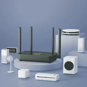 WiFi 6 Gigabit Mesh Smart Router Dual-Band AX1800 Mi Home App Management QoS - Picture 1 of 7