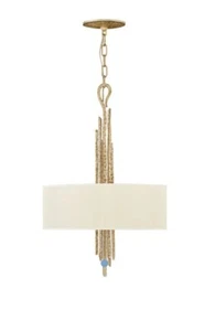 Fredrick Raymond Spyre Collection 3 Light Chandelier  - Champagne Gold - Picture 1 of 5