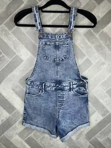 Girls Blue Denim Abercrombie Kids Shortall Overalls Size 15/16 - Picture 1 of 7