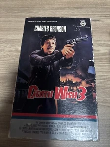 Death Wish 3 VHS Tape 1986 Big Box Gatefold Charles Bronson - Cannon Films - Picture 1 of 4
