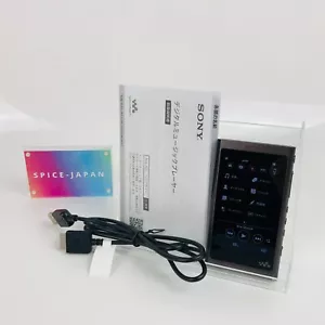 Sony NW-A55 schwarz Walkman 16 GB hochauflösendes Bluetooth japanisch funktioniert - Bild 1 von 14