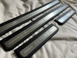 07-13 Infiniti G37 G35 Skyline Sedan Door Kick Plate Lot Of 4 - Bild 1 von 4