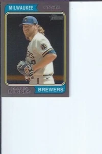 Corbin Burnes 2023 Topps Heritage refractor cromado #ed / 374 - Imagen 1 de 1