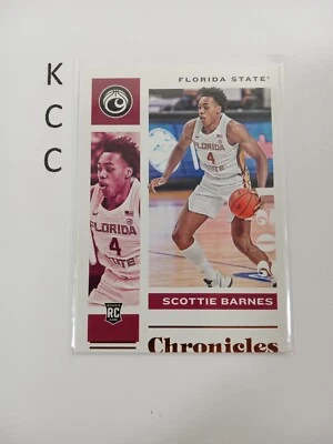 2021 Panini Chronicles Draft Picks Basketball RC #7 Scottie Barnes - Image 1 of 2