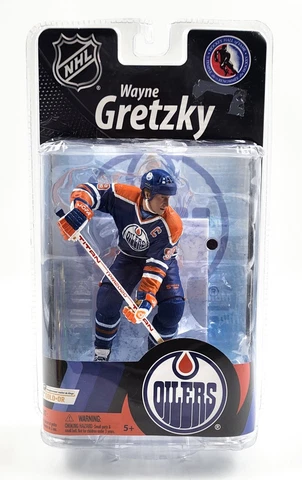 McFarlane WAYNE GRETZKY Edmonton Oilers NHL Series 27 Blue Uniform 2011 Cover