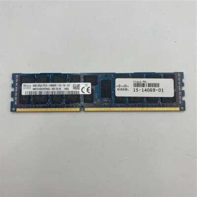 CISCO 8GB DDR3-1866-MHz RDIMM/PC3-14900/dual rank/x4/1.5v UCS-MR-1X082RZ-A - Image 1 of 4