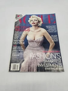 VOGUE October 2011 MICHELLE WILLIAMS Bright Clean Copy Issue - Picture 1 of 3