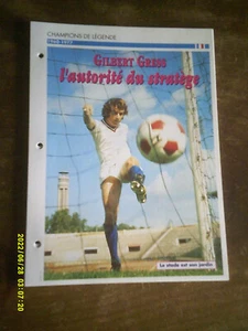 FOOTBALL 17 FICHES OLYMPIQUE DE MARSEILLE PAPIN SKOBLAR DESCHAMPS GRESS - Imagen 1 de 10
