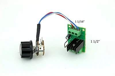 PILOTLIGHTS.NET LED Dimmer PWM DC Lighting Dimmer Controller with Remote Knob, LED Dimmer 12VDC