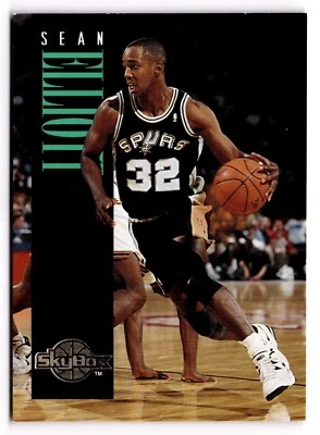 1994-95 Skybox - #281 Sean Elliott San Antonio Spurs - Image 1 of 2