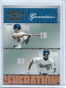 Steve Garvey/Shawn Green-2004 Throwback Threads Generations #4 (1252/1500) - Picture 1 of 2