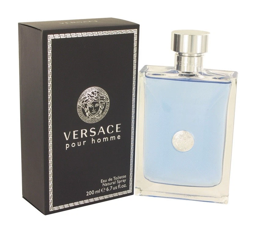 Versace Pour Homme Hombres 6.7 OZ 200 ml Eau De Toilette Spray Nuevo en Caja Sellada Foto 1 de 1