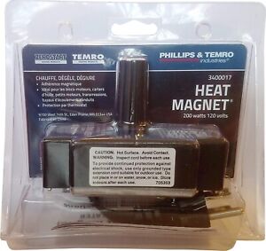 Zerostart 3400017 Portable Electric Heat Magnet Heater/Transmissions, 120V, 200W