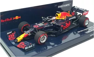Minichamps 1/43 Scale 410 210633 - F1 Honda RB16B 1st Monaco GP 2021 Verstappen - Picture 1 of 5