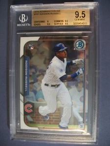 ADDISON RUSSELL 2015 Bowman Chrome #161 BGS GEM MINT 9.5 RC - Picture 1 of 1