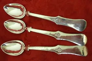 3 cucchiaini turchi in argento 900 dal 1808 al 1839 (#126) - Foto 1 di 4